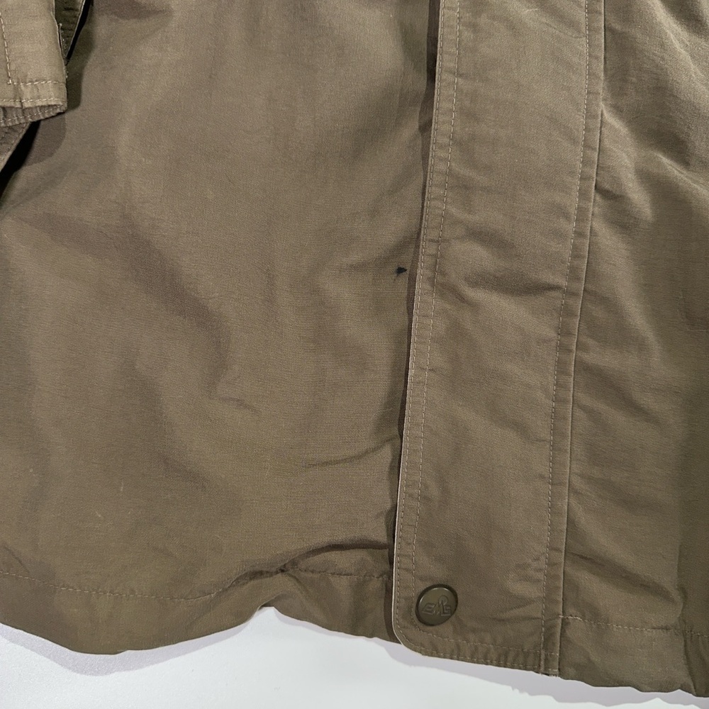 Eastern Mountain Sports Men's Tan Hooded Raincoat - Picture 3 of 15